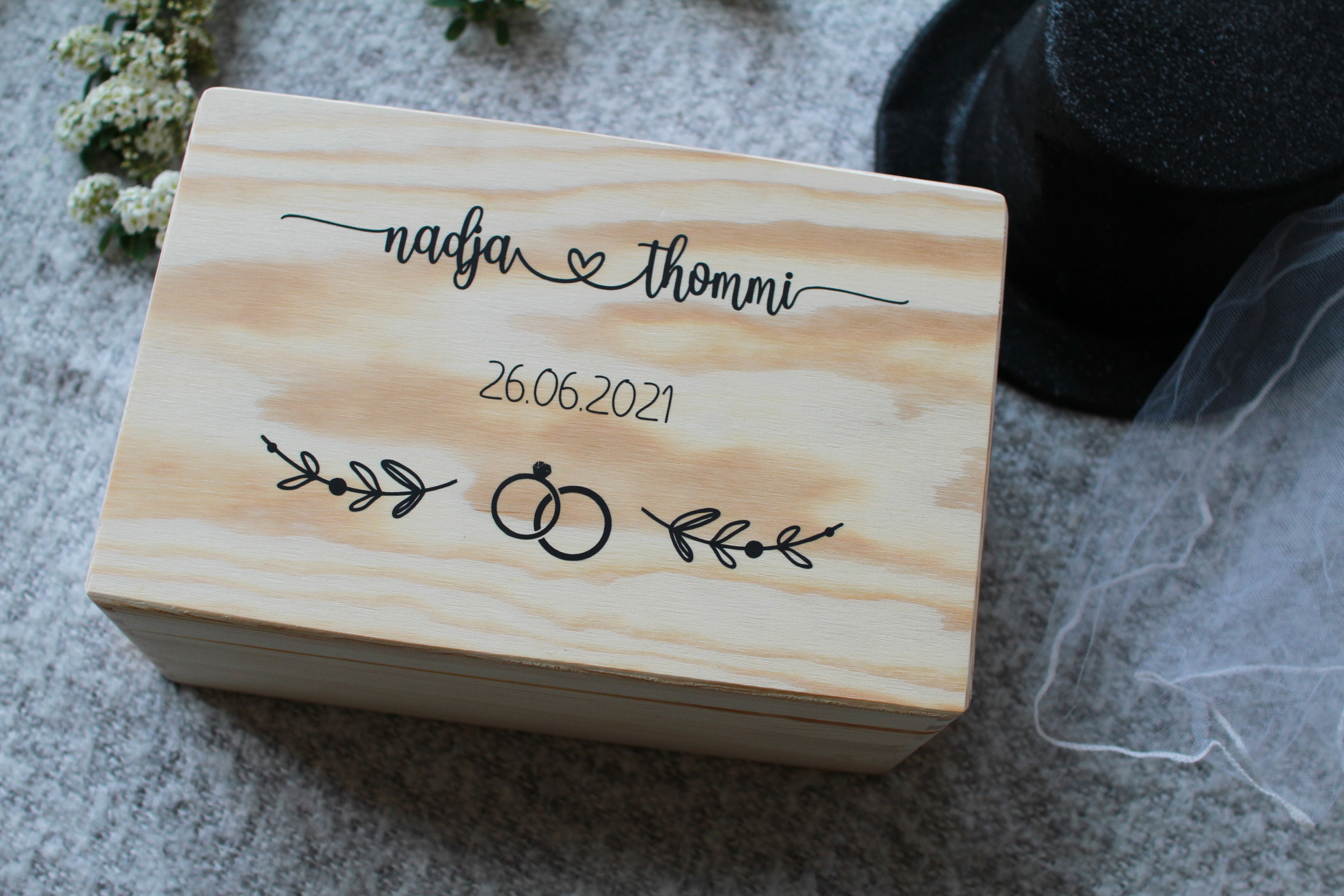 Erinnerungsbox zur Hochzeit